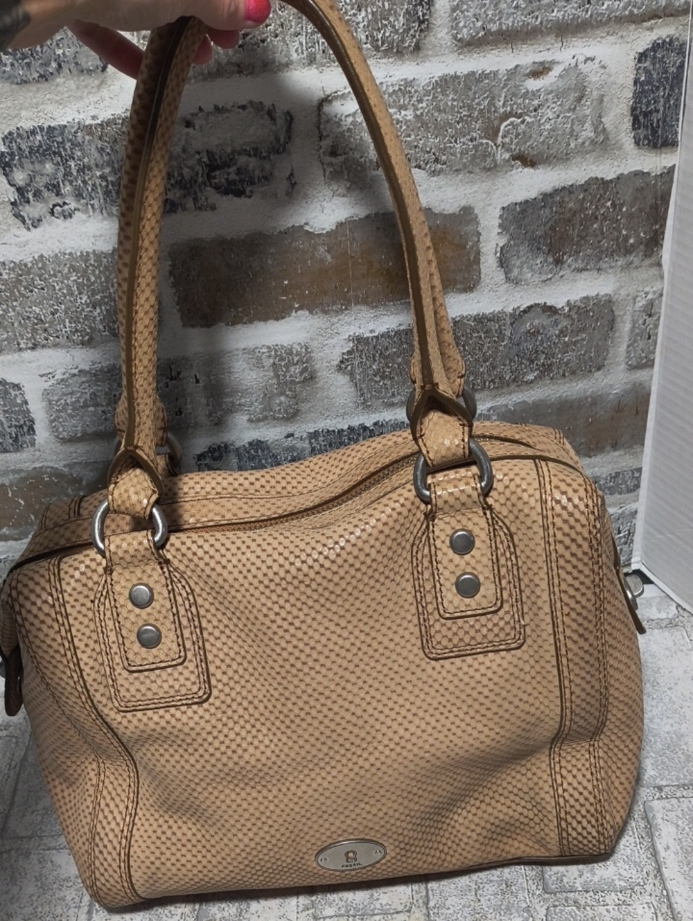 Vintage y2k fossil brown marlow Shoulder Bag